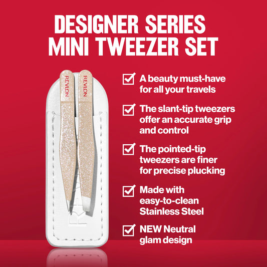 Designer Series Mini Tweezer Travel Set